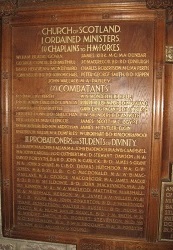 St Giles Cathedral Ministers Memorial.